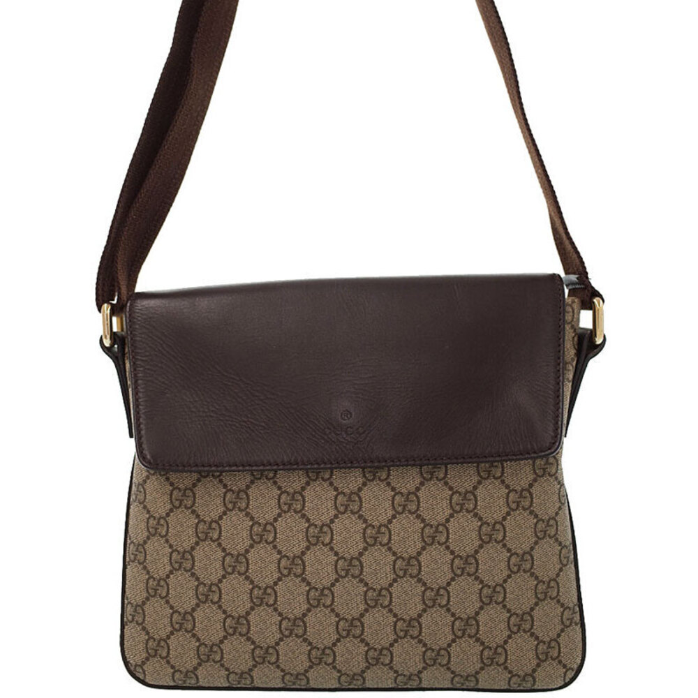 Gucci Bag Brown Crossbody Supreme GG Messenger - Picture 2 of 9